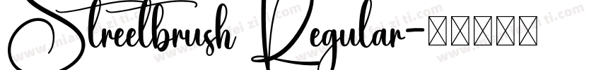 Streetbrush Regular字体转换